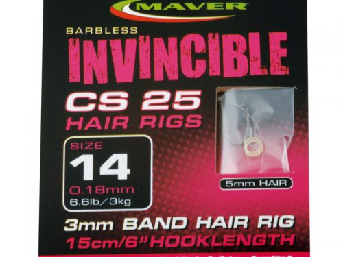 Invincible CS25 hair rig hooks