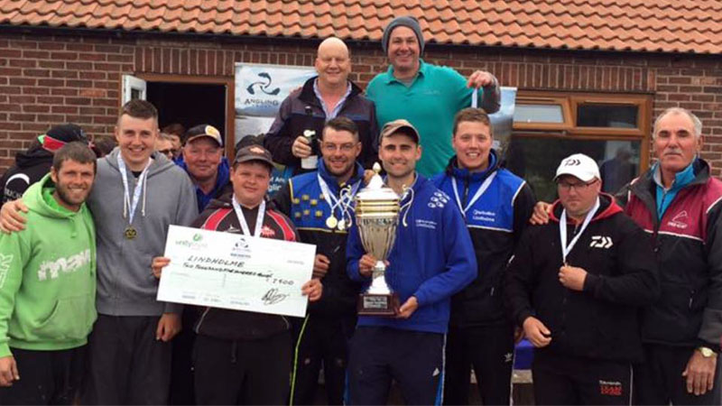 Dale Shepherd celebrates with Team Lindholme