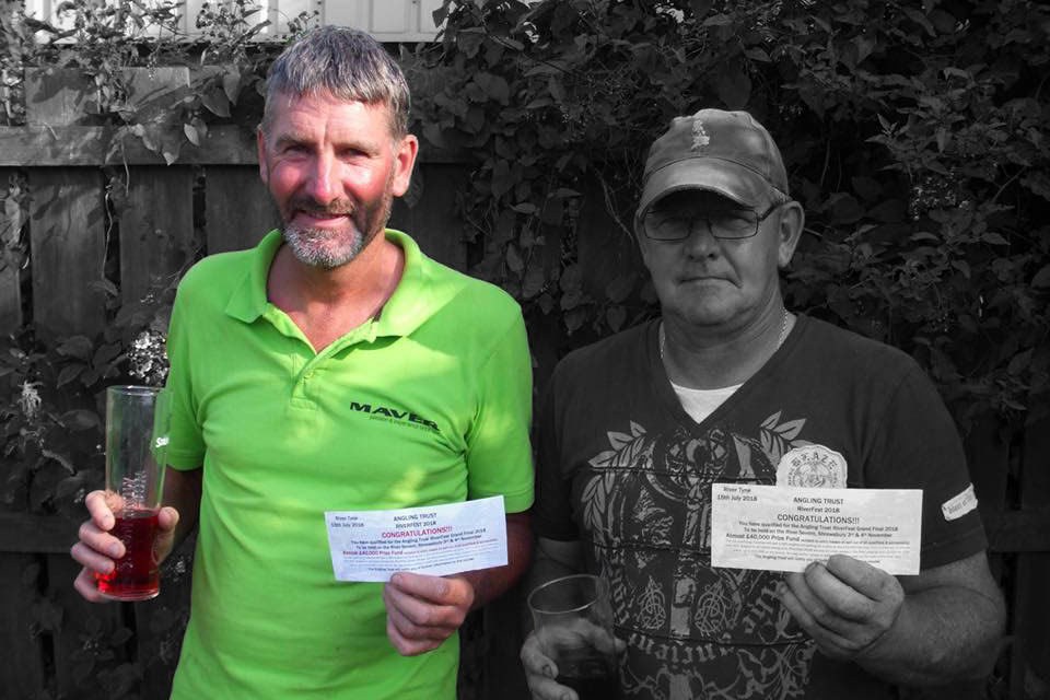 Eddie Bridon (left) qualifies for the 2018 Riverfest Final