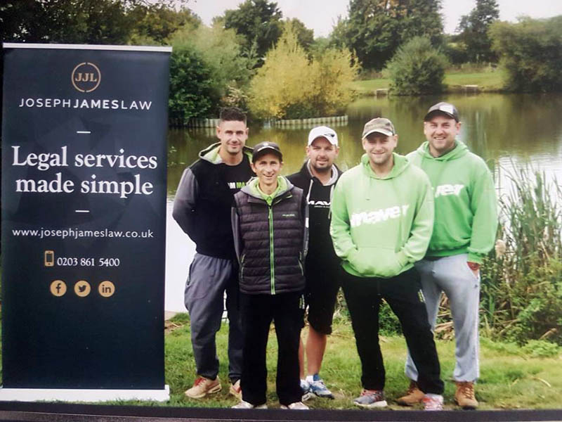 Andy's All Stars (left to right): Ben Bell, Andy Kinder, Ed Warren, Matt Skelton & Simon Skelton