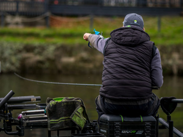 Lee in action during this year's RiverFest Grand Final held on the River Severn at Shrewsbury