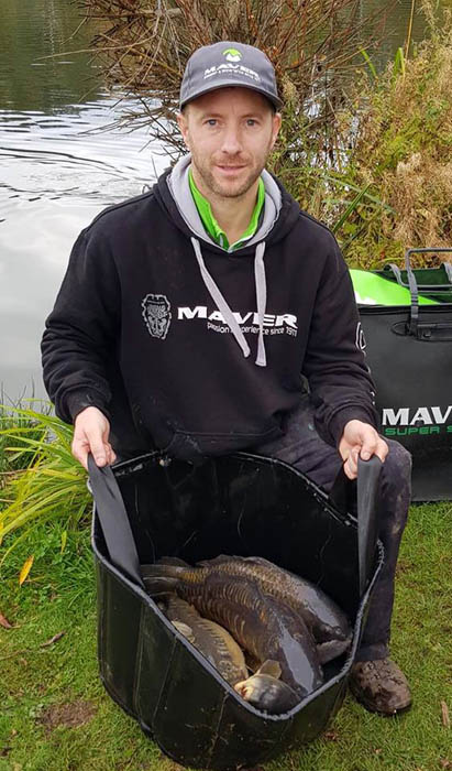 Rob Kerslake with his round 2 catch